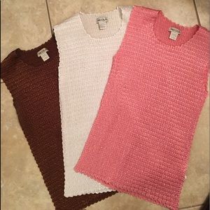 1/$8, 2/$14, or 3/$18 shell tops